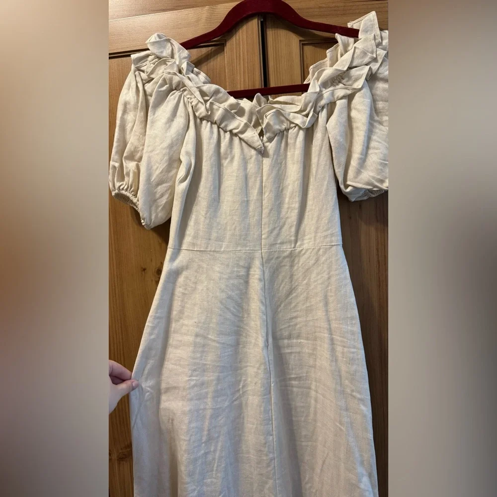 SOLD - Reformation Marley Off Shoulder Midi Dress, Size 2 - Picture 12 of 12